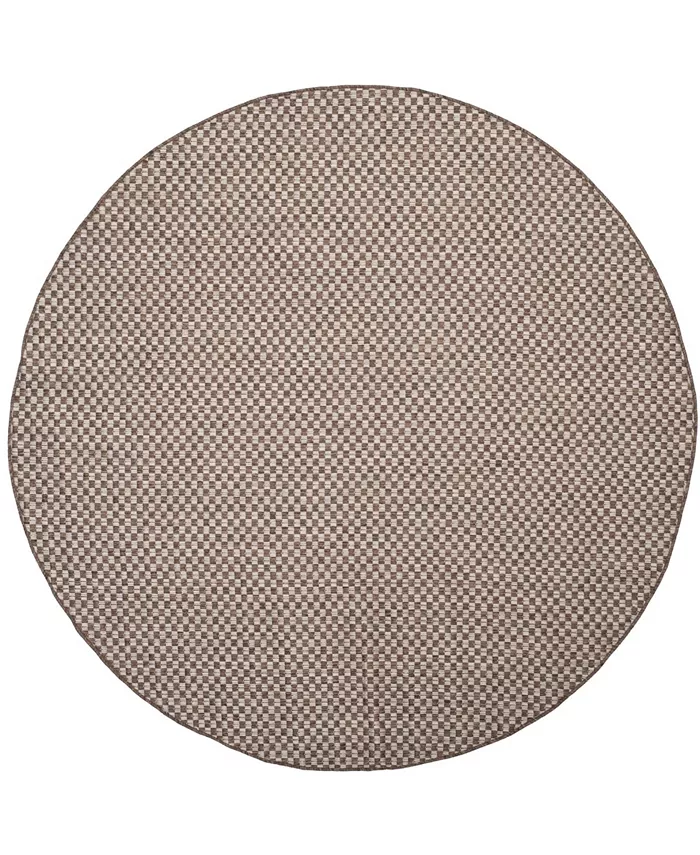 Safavieh Courtyard Light Brown and Light Gray 6'7
