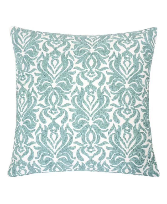 Homey Cozy Riley Cotton Square Decorative Throw Pillow