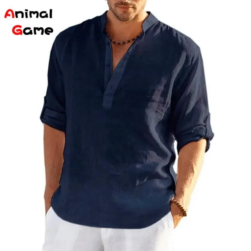 Camisa Em Linho Alto Padrão - Classe A / Toque de Sofisticação Que Seu Guarda Roupas Merece!