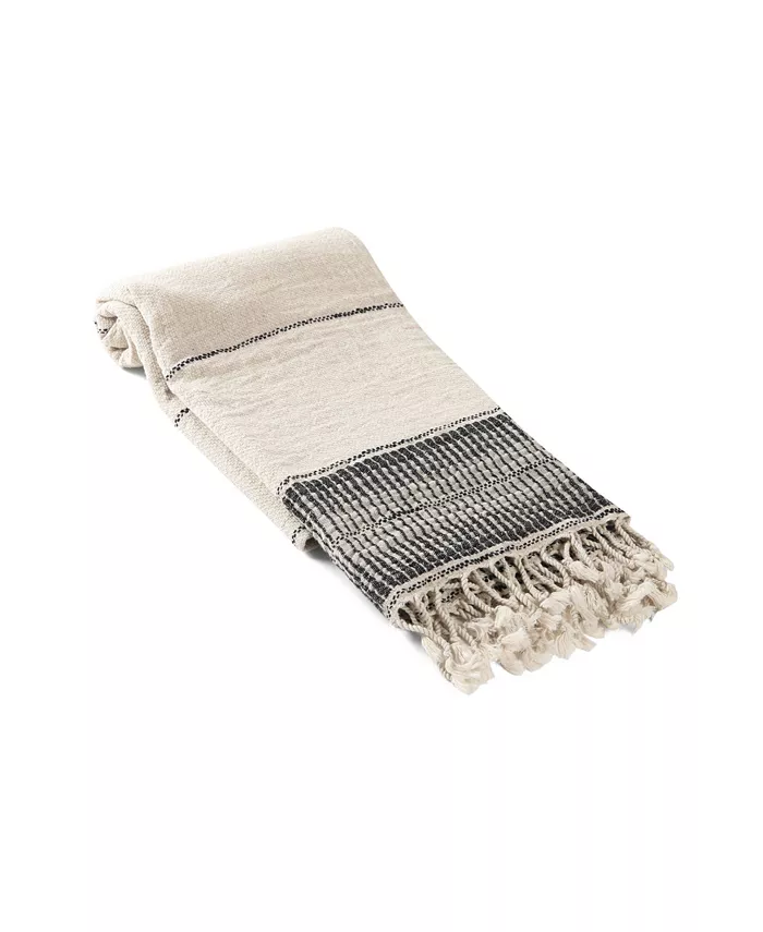 Olive and Linen Amber Towel or Throw