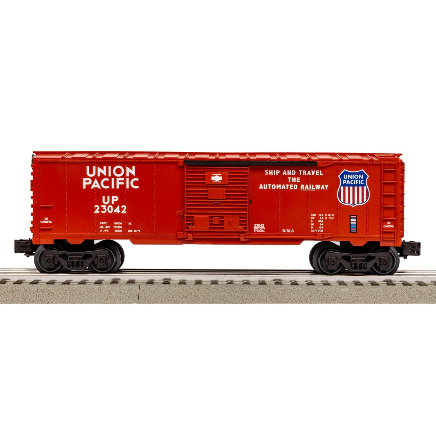 Lionel Union Pacific Flyer Electric O Gauge Model Train Set with Remote and Bluetooth Capability