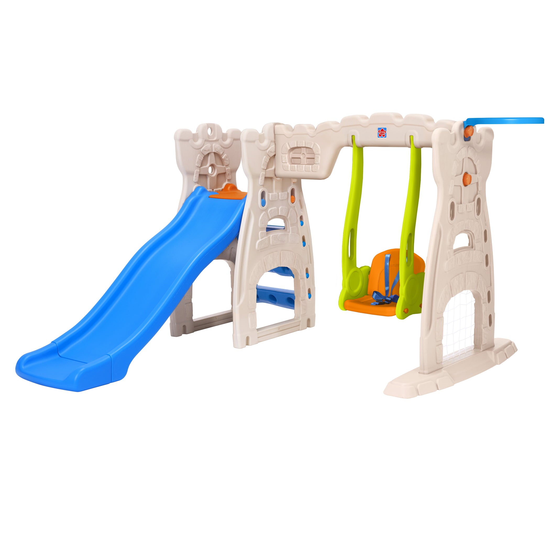 Grow'n up Scramble N Slide Plastic Play Center -Ages 2 Years to 6 Years
