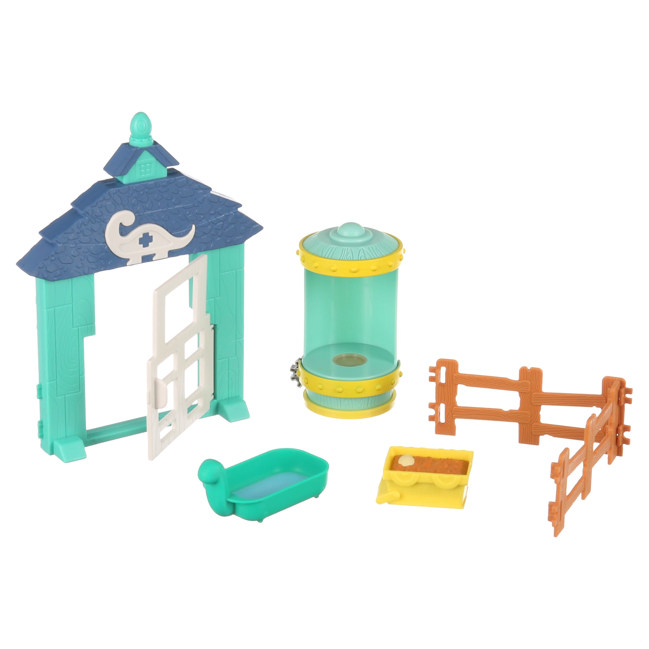 Jazwares Dino Ranch Hatchery Adventure Action Figure Set， 12 Pieces