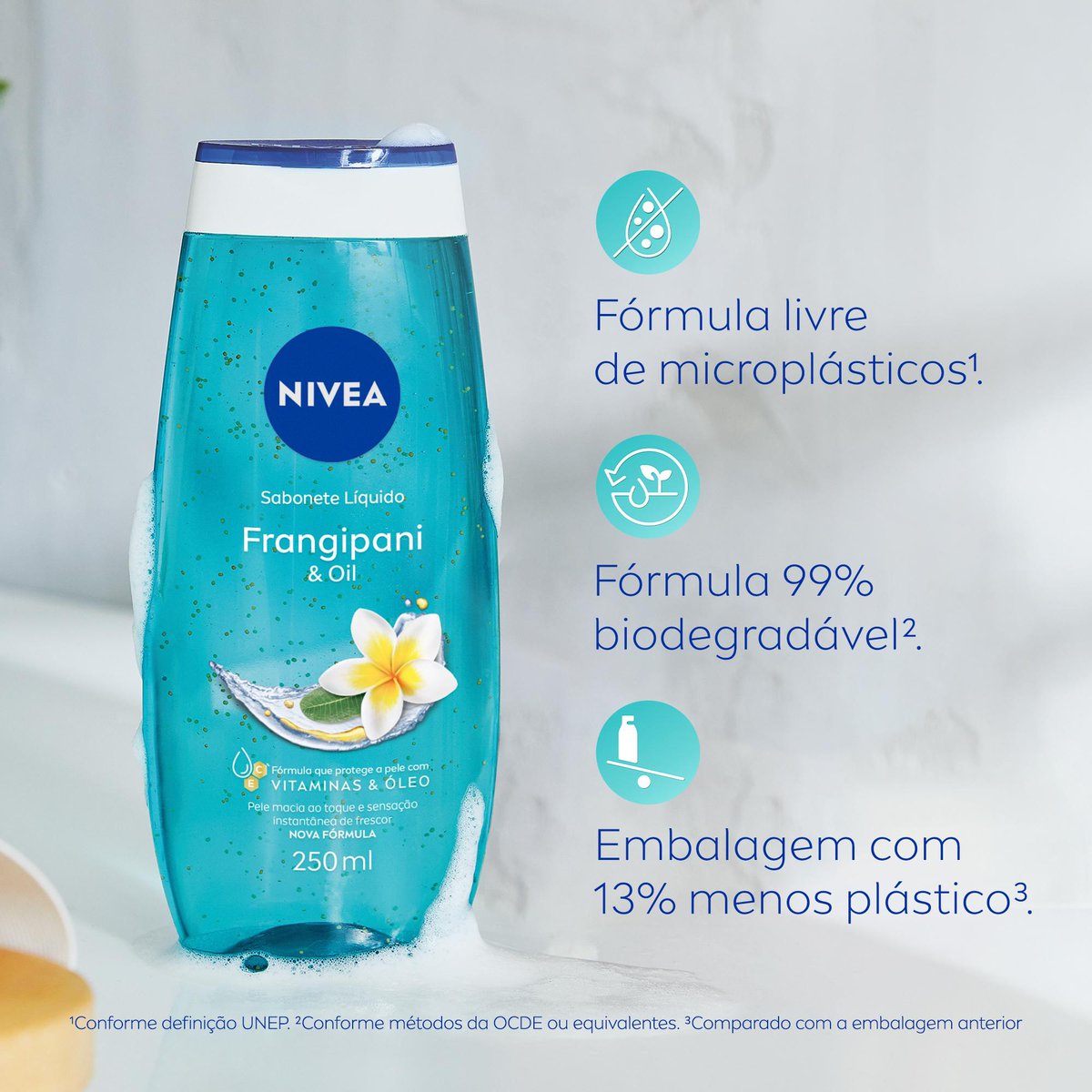 Sabonete Liquido NIVEA Frangipani & Oil 250ml