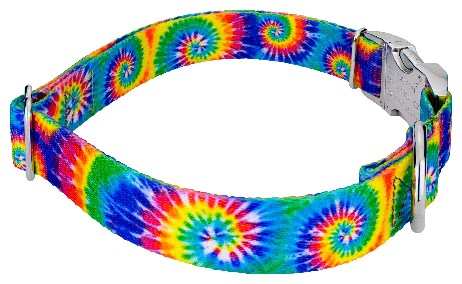 Country Brook Petz® Premium Classic Tie Dye Dog Collar and Leash， Large