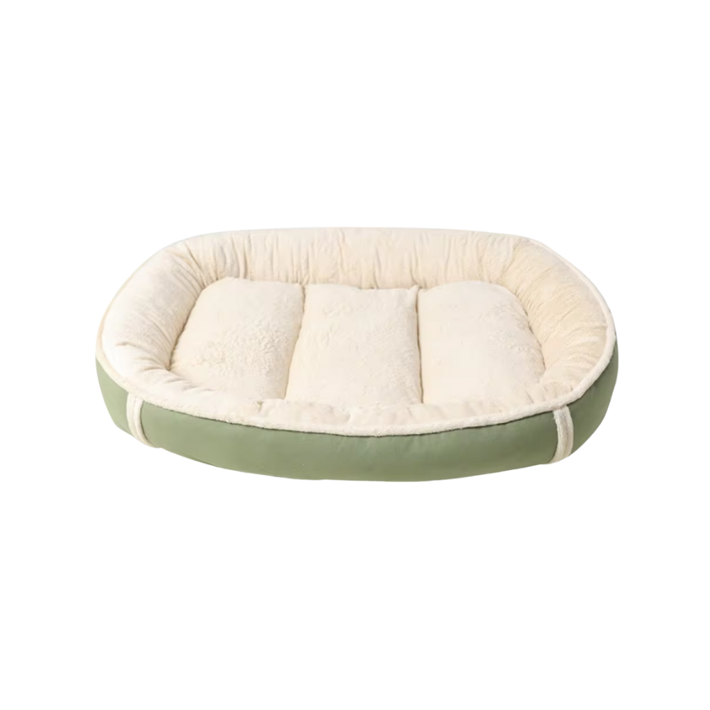 Cozy Nest Dog Bed | Washable Velvet Bed for Large & XL Dogs