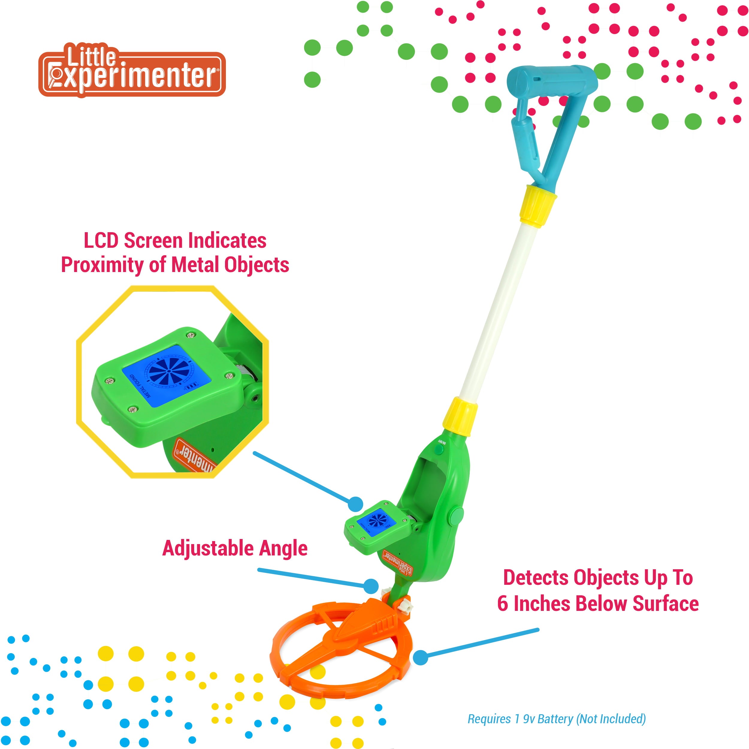 Little Experimenter Metal Detector with LCD Screen