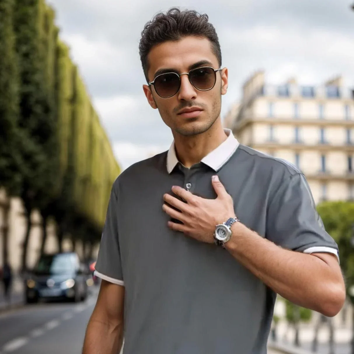 Camiseta Polo Hero Classic™ Luxo Casual / Elegância e Conforto para o Seu Dia a Dia!