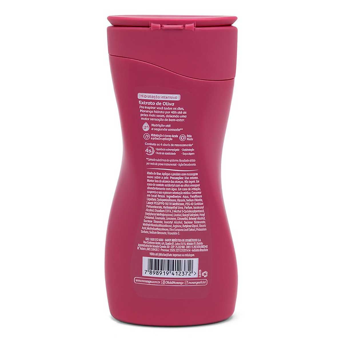 Hidratante Desodorante Monange Hidratacao Intensiva Extrato de Oliva 200ml