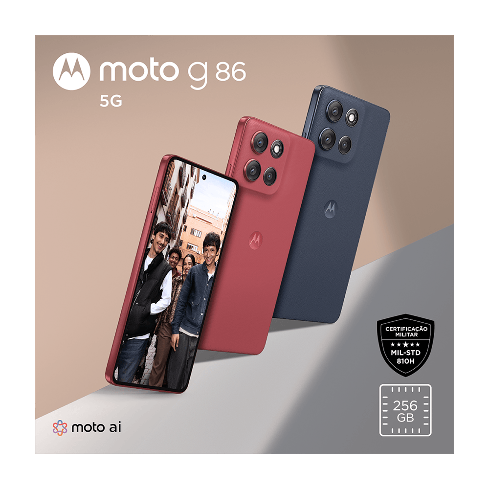 Smartphone Motorola Moto g86  Smartphone Motorola com entrega rápida.