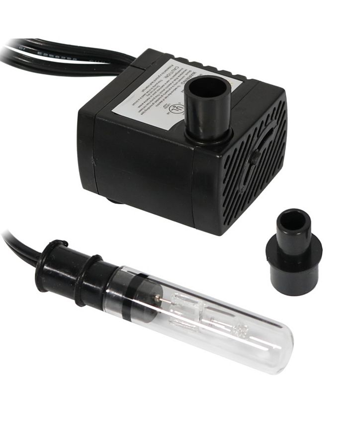 Sunnydaze Decor 70 GPH 24V Electric Water Fountain Pump with Finger Light