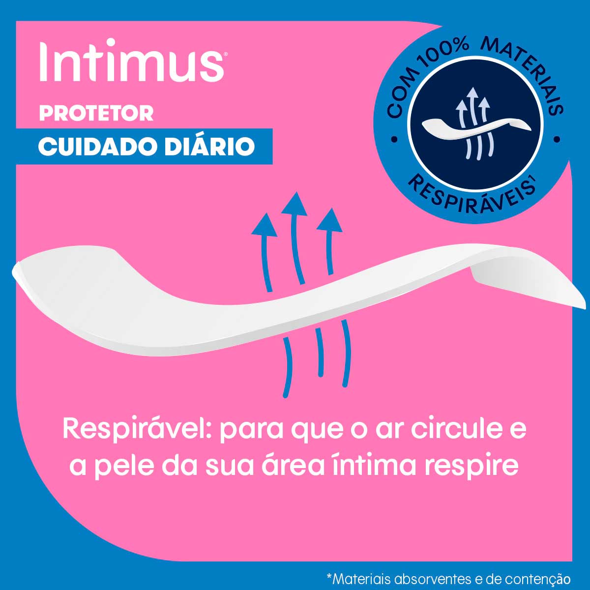 Protetor Diario Cuidado Diario Intimus 80 Unidades