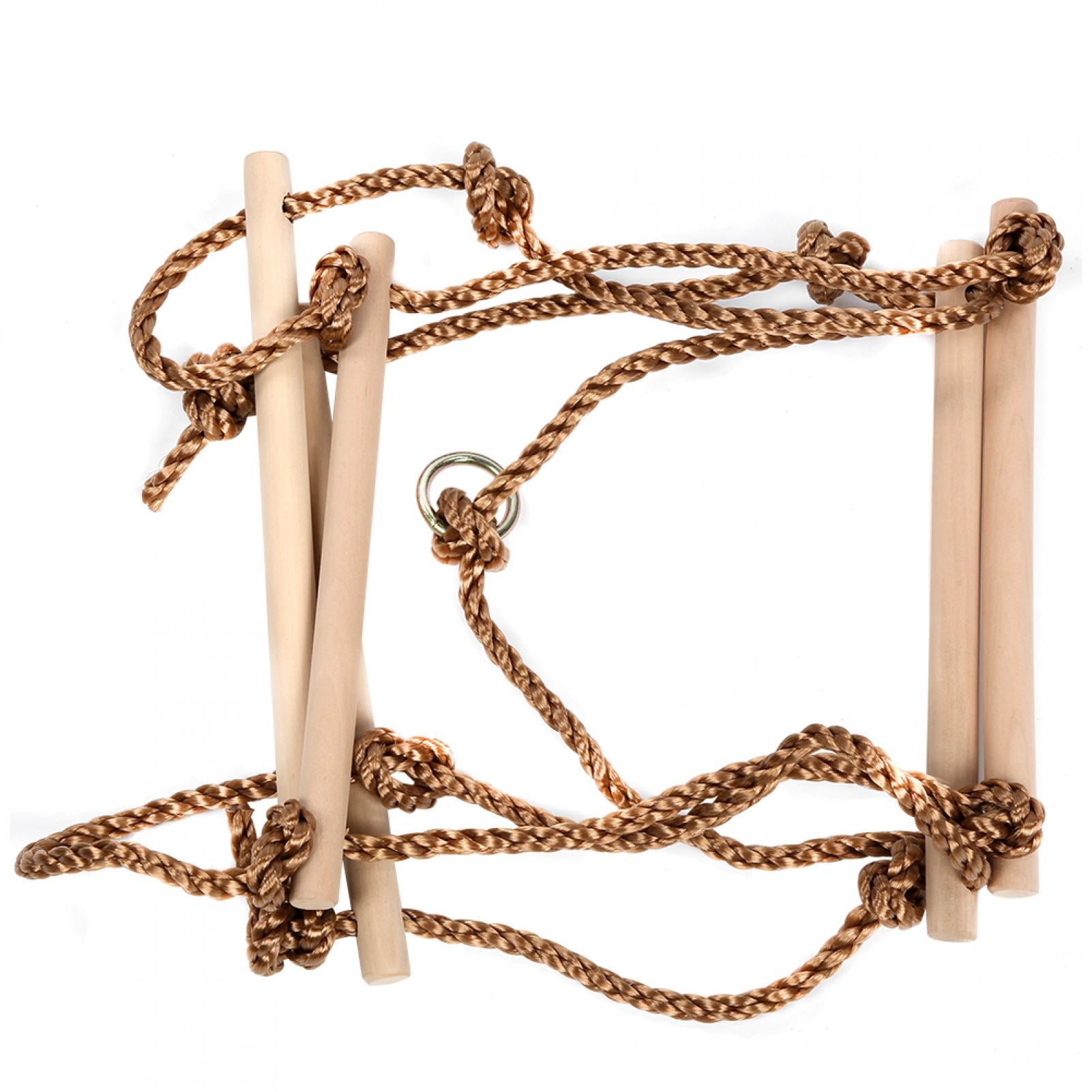 Made Of Wood Environmentally Friendly Children Rope Ladder， Children Climbing Ladder， For Children Adults