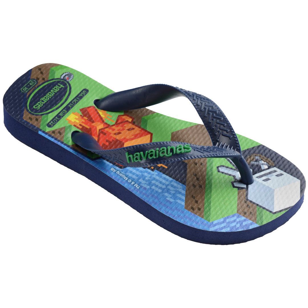 Chinelo Havaianas Infantil Minecraft