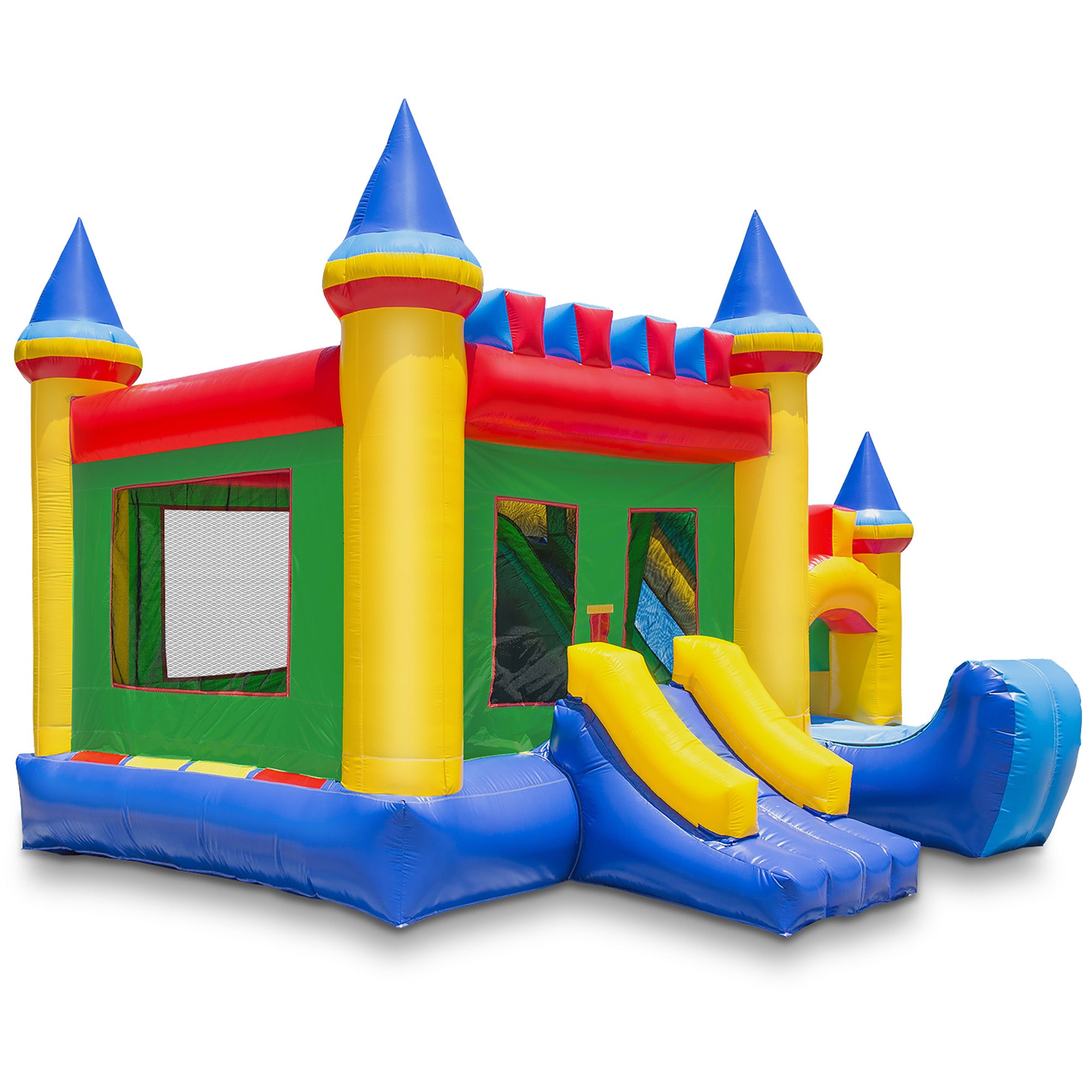 Cloud 9 Commercial Grade Castle Bounce House with Slide and Blower - 100% PVC 16' x 17' Inflatable Bouncer