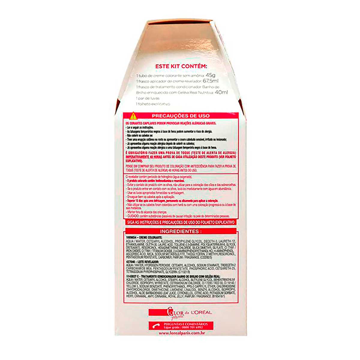 Coloracao Casting Creme Gloss L'oreal Paris 500 Castanho Claro