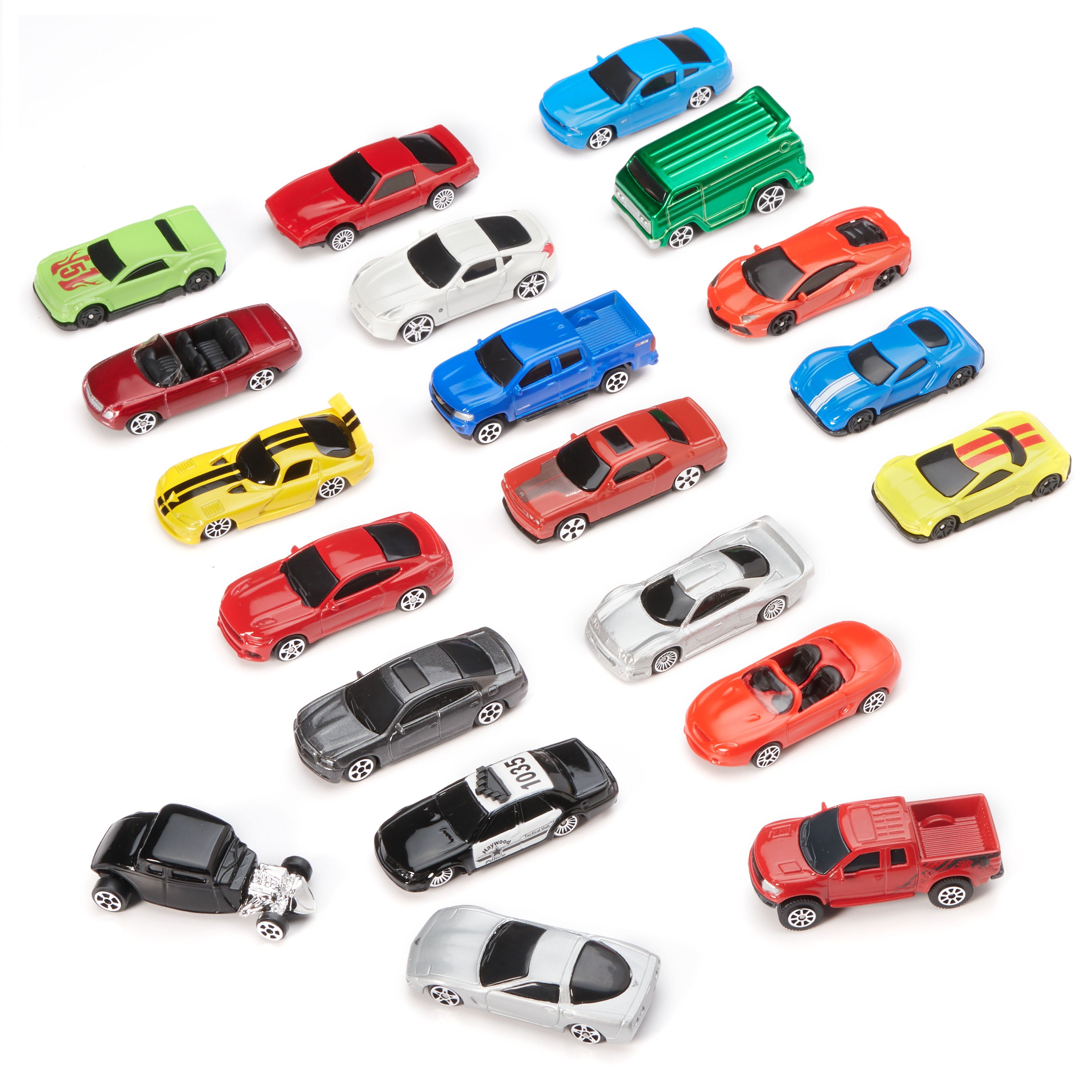Adventure Force Die-Cast Vehicle Assortment， 20 Pack (Colors and Styles May Vary)
