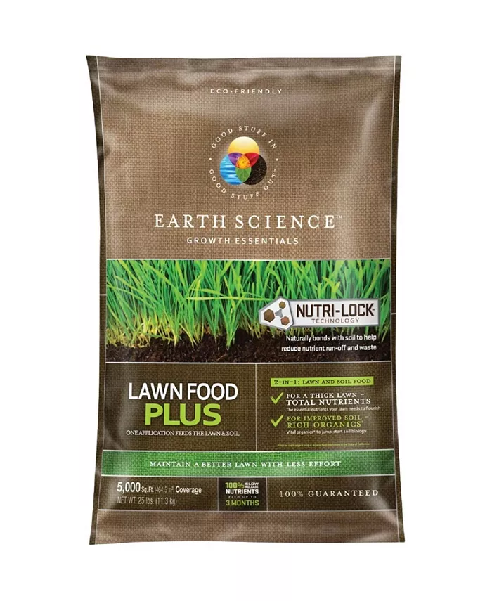 Encap Llc ENCAP Earth Science Lawn Food Plus， 25 bag �C Covers 5，000 SqFt