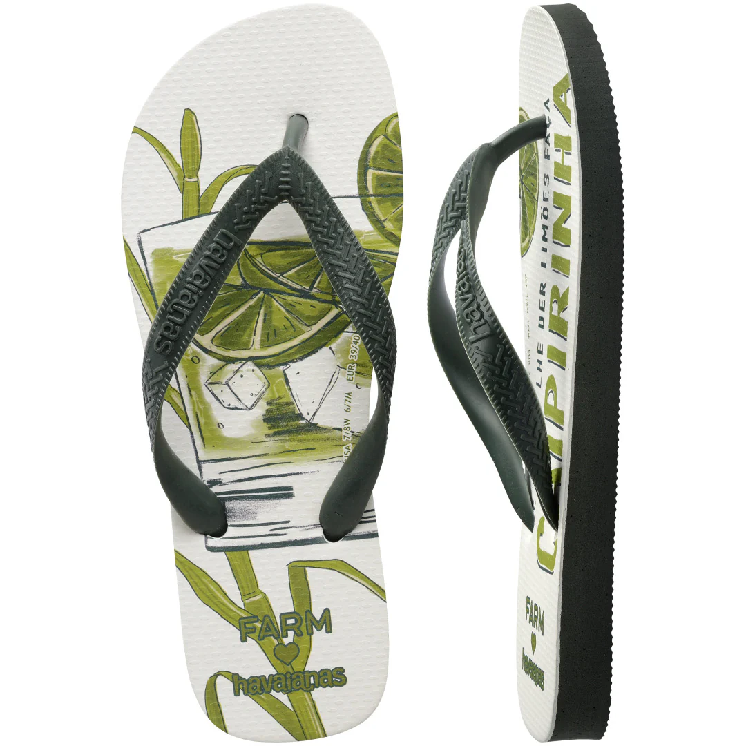 Chinelo Havaianas Farm Caipirinha