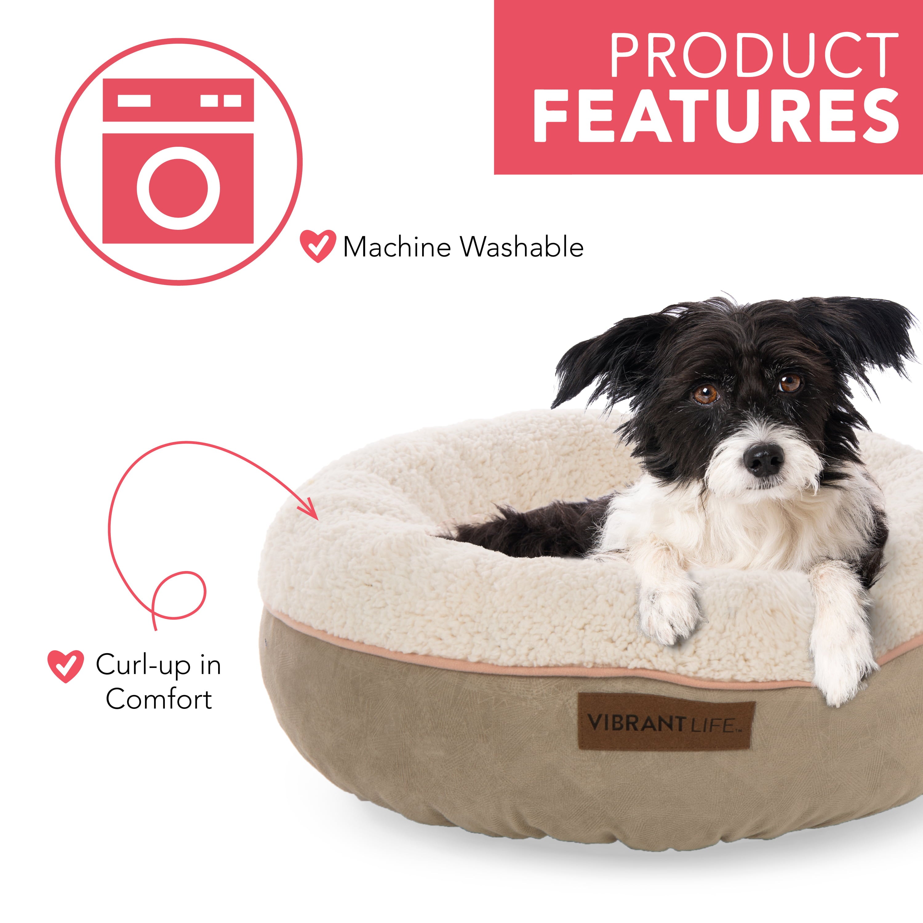 Vibrant Life Sweet Sleeper Pet Bed Mattress Edition， Small， 22