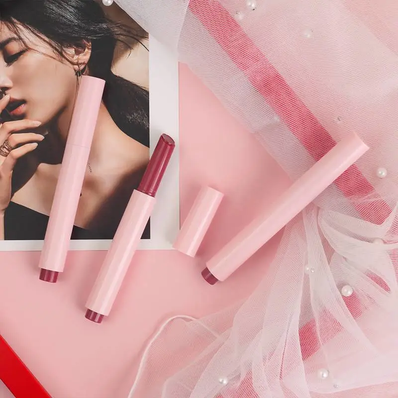 6 Shades Lipstick Private Label Waterproof Glossy Lip Gloss Click-up Lipstick Pencil