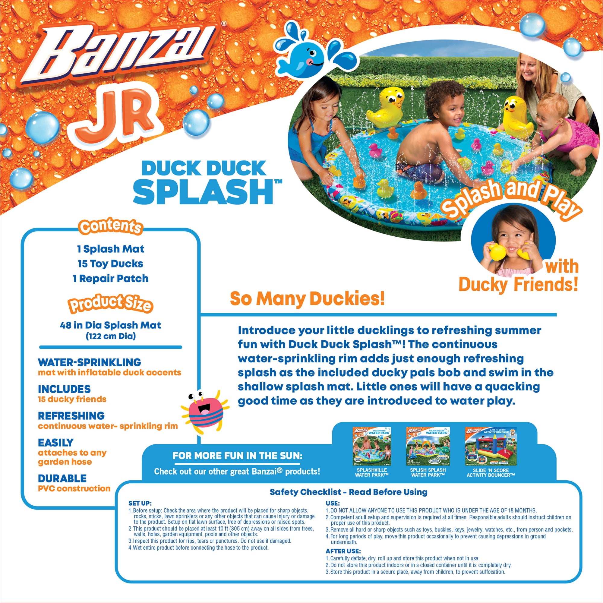 Banzai Jr. Duck Duck Splash 48