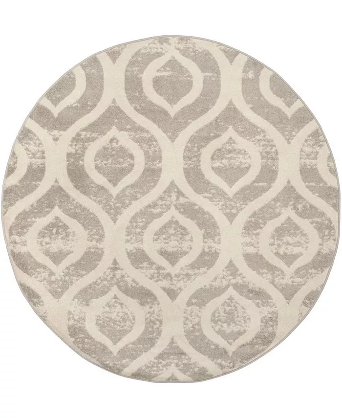 Safavieh Amsterdam Ivory and Mauve 6'7