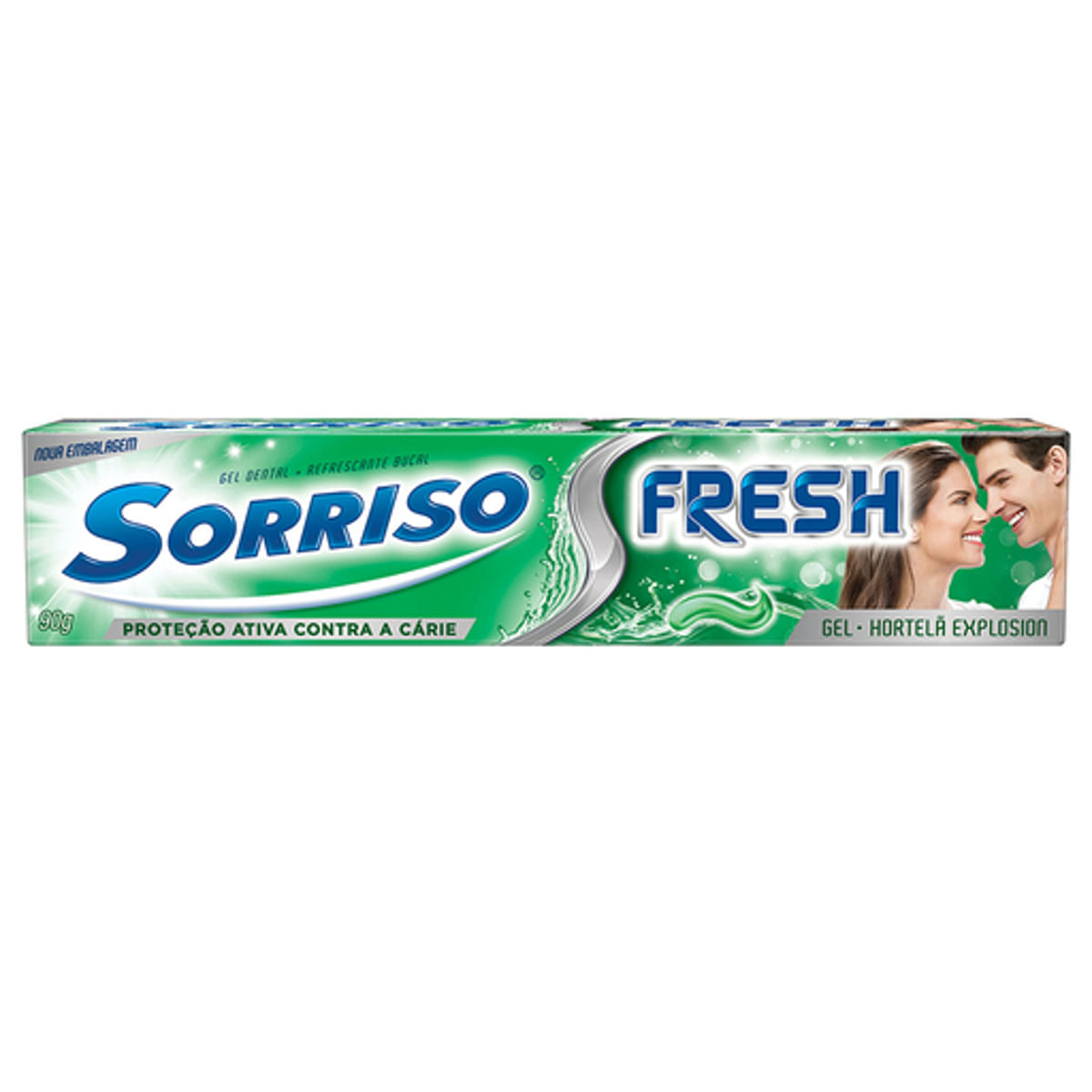 Gel Dental Hortela Explosion Sorriso Fresh 90 G
