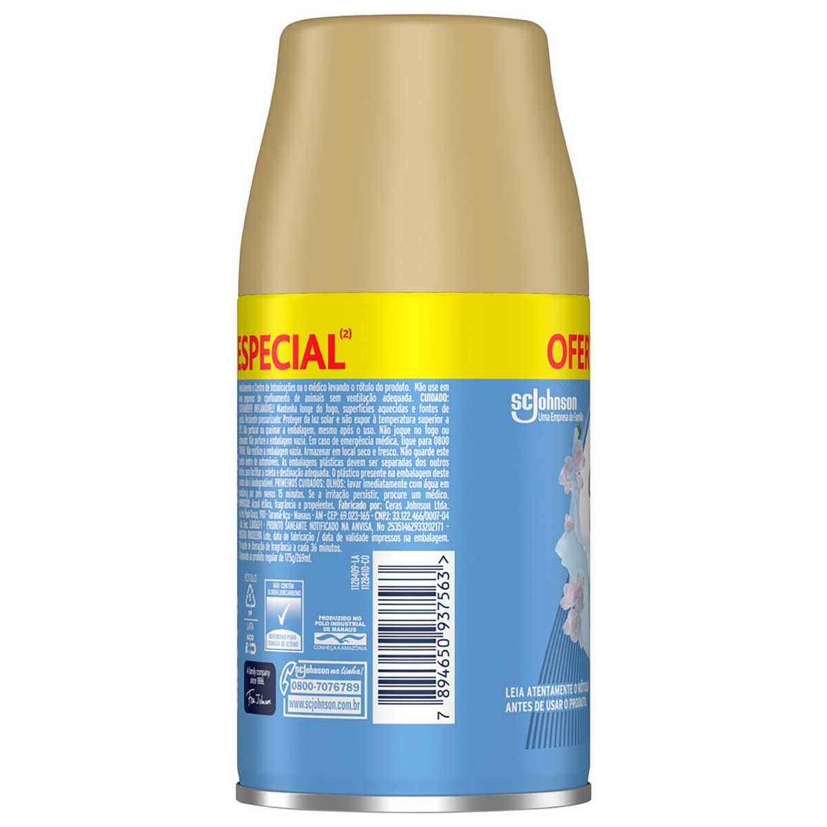 Desodorizador Glade Automatic Spray Refil Toque de Maciez 260ml Oferta Especial