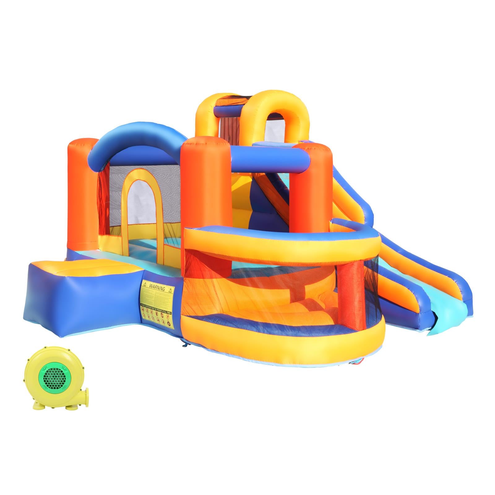 GoDecor Kids Inflatable Bounce House Castle with 480W Blower