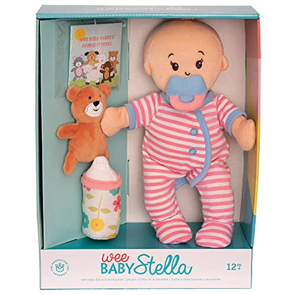 Manhattan Toy Wee Baby Stella Sleepy Time Scents Soft Doll Set, 12"