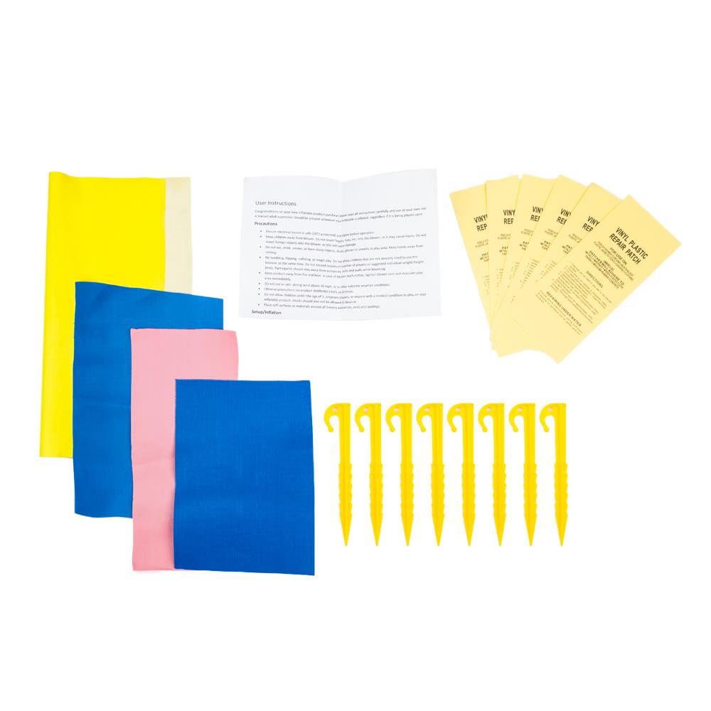 UBesGoo Inflatable Bouncer House Castle Jumper Slide Without Air Blower 3-12 Age