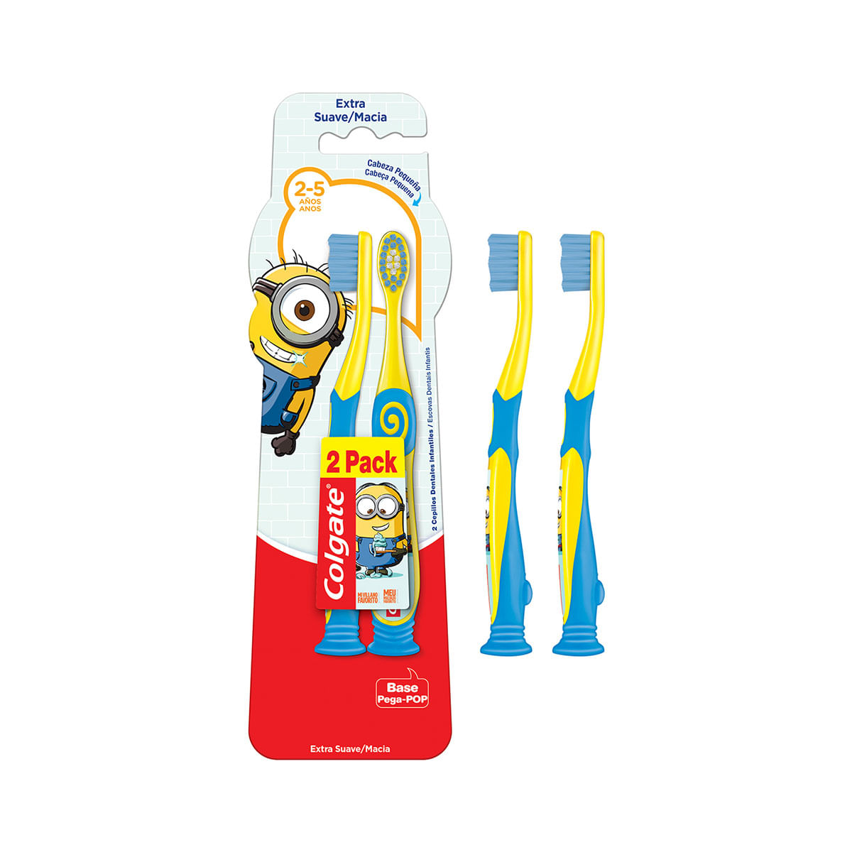 Escova Dental Infantil Colgate Minions 2 Unidades