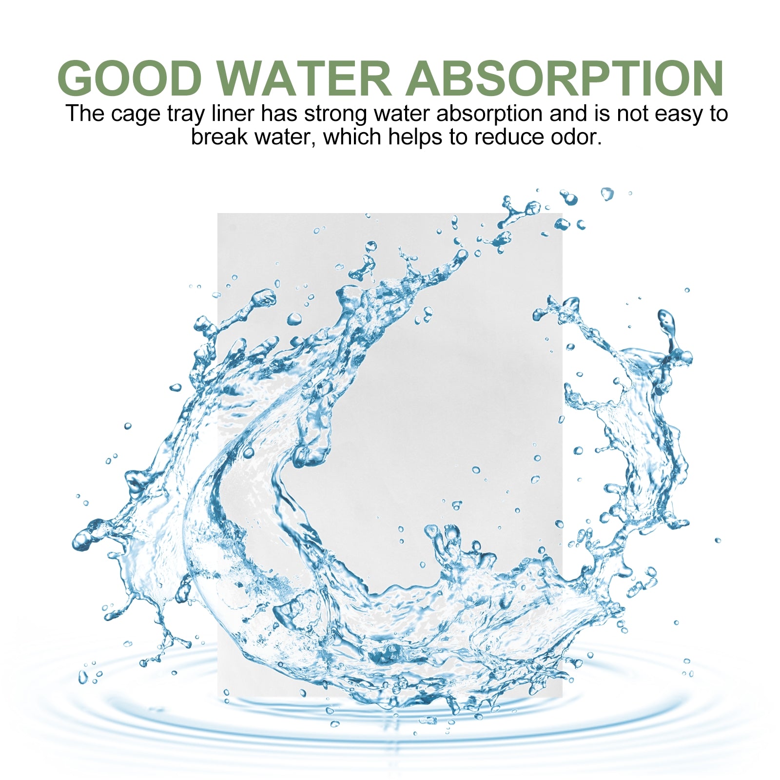 100pcs Bird Cage Liners Papers Disposable Parrot Bird Cage Cushion Pad Mat