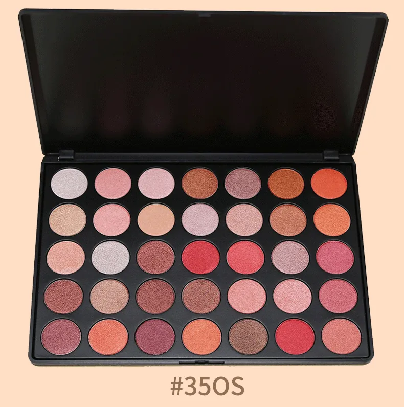 35 Colors Pigmented Matte Shimmer Nature Eye Shadow