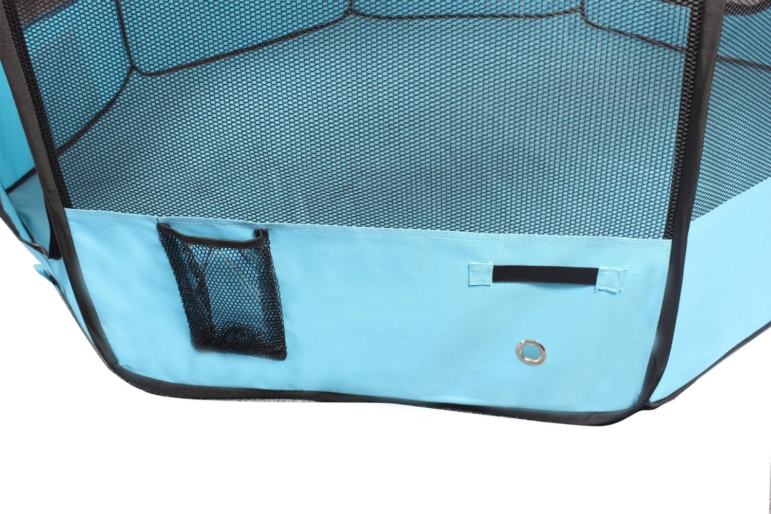 BLUE-ORANGE Extra Large Fabulous Pet Water Resistant Portable Doggie， Dog， Puppy， Cat， Kitten PlayPen …