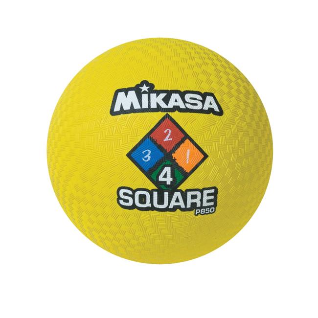 Mikasa Sports 1507817 8.5 dia. Rubber Cover Playground Balland#44; Yellow - Round