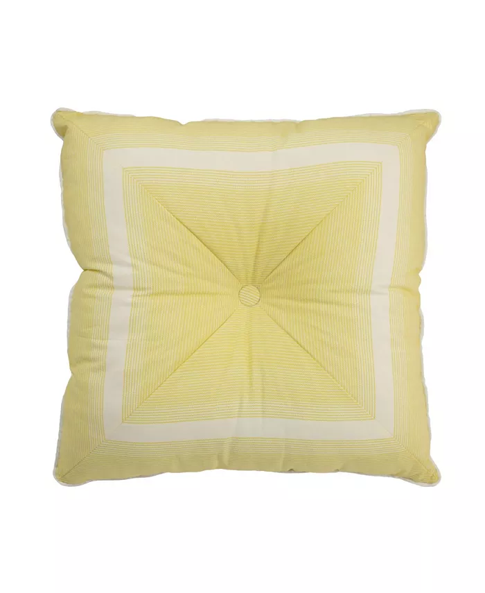 Waverly Paisley Verveine Tufted Stripe Decorative Accessory Pillow