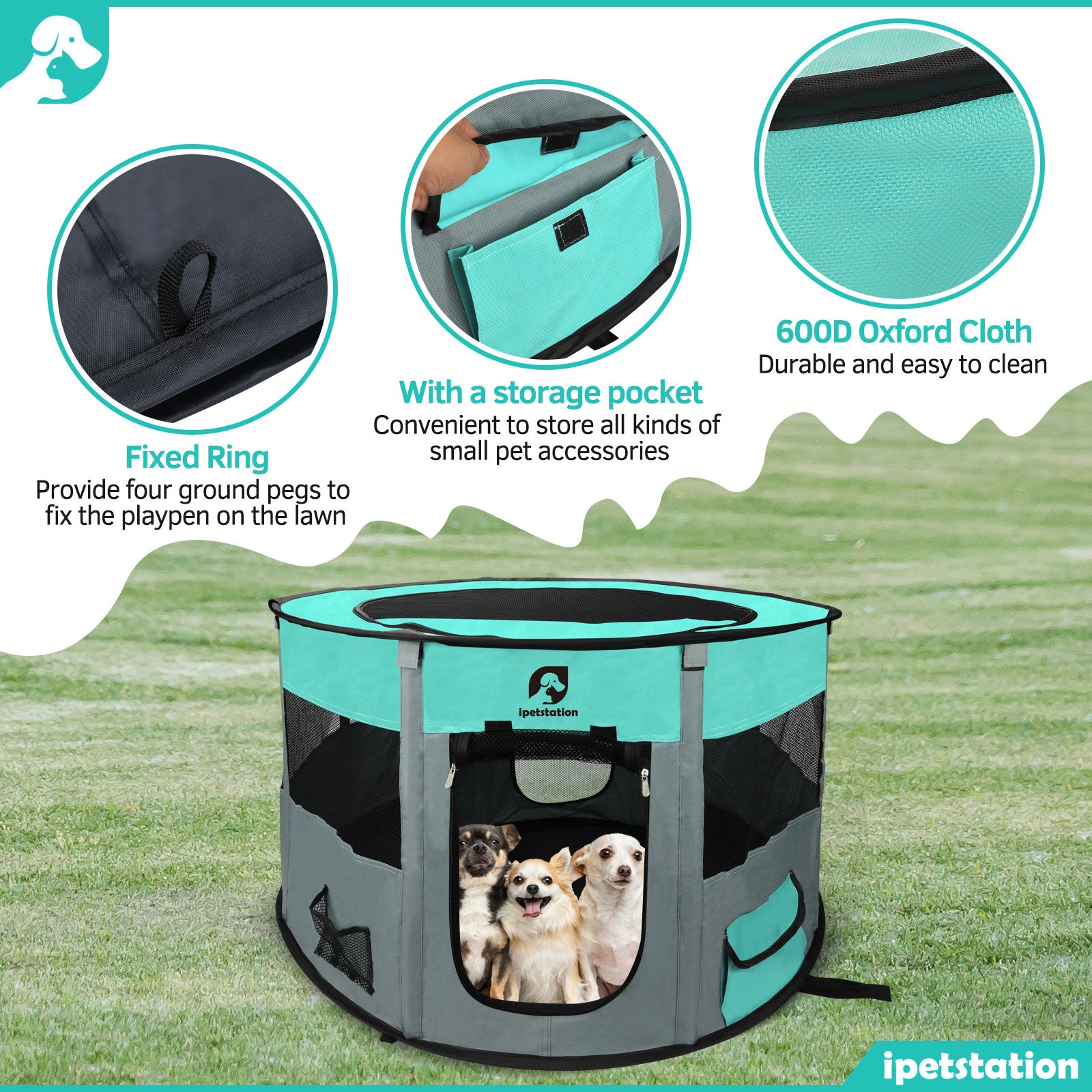 LAKWAR Pet Playpen -44