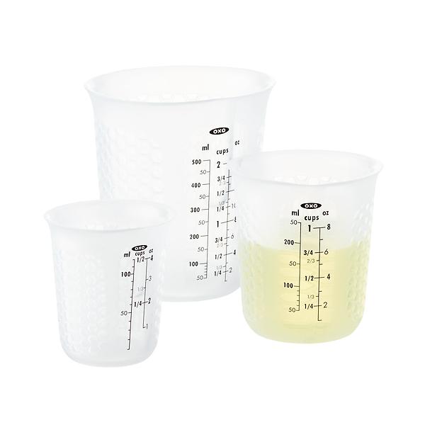 OXO Squeeze amp Pour Silicone Measuring Cups