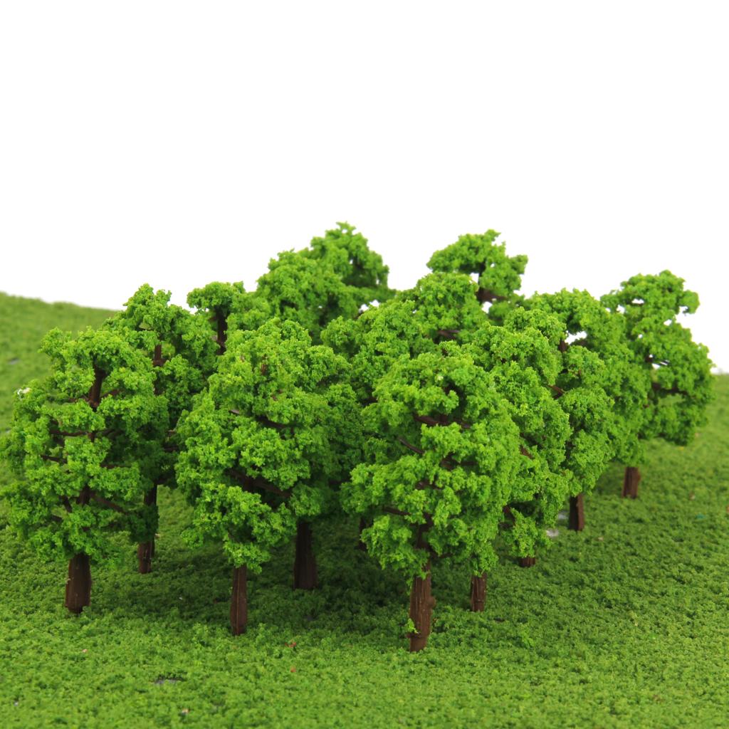 60pcs model trees 1/150 for crafts， wargames， war gaming scenery or building diorama scenics，