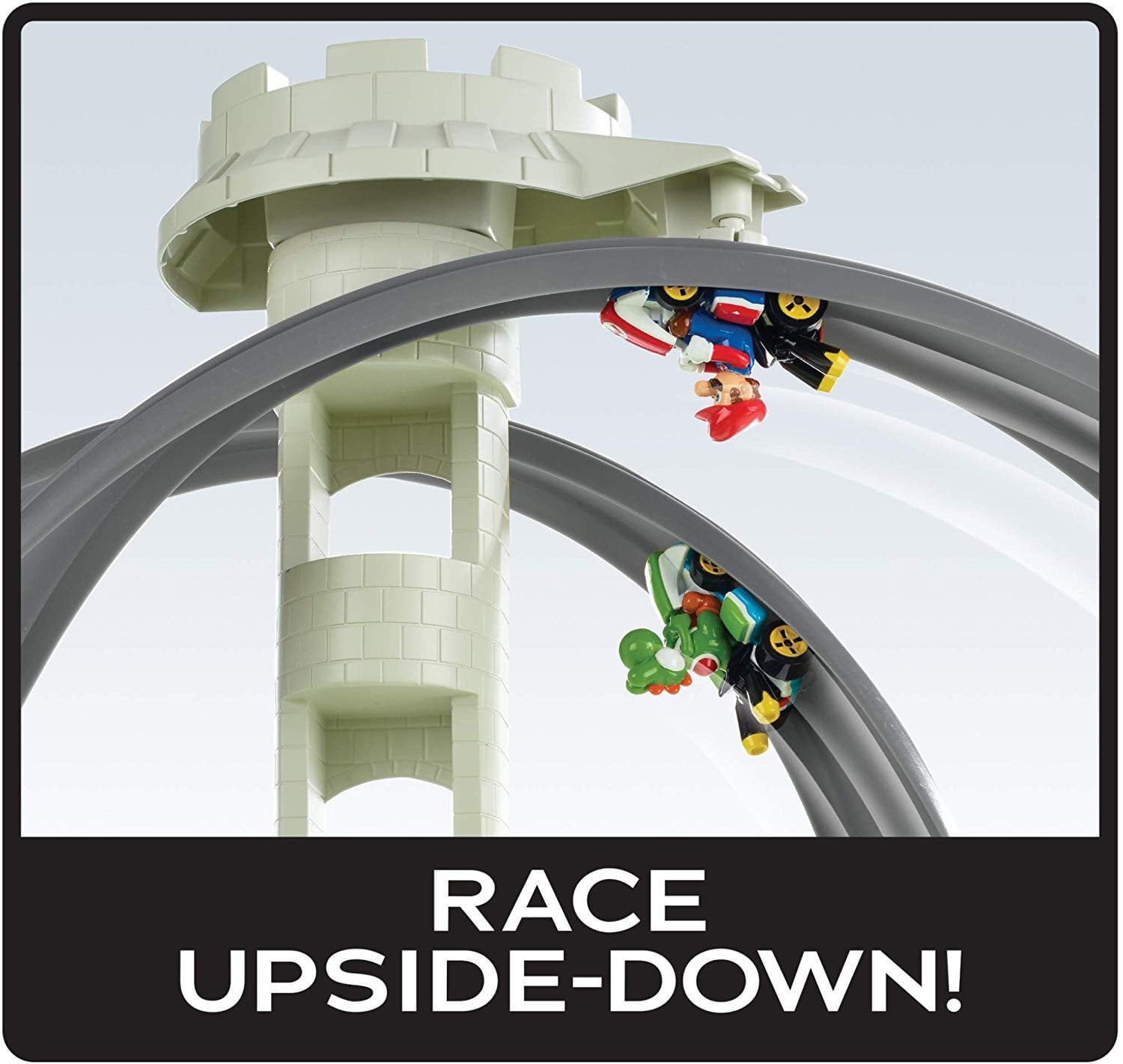 Hot Wheels Mario Kart Circuit Lite Track Set With 1:64 Scale Die-Cast Kart Vehicle