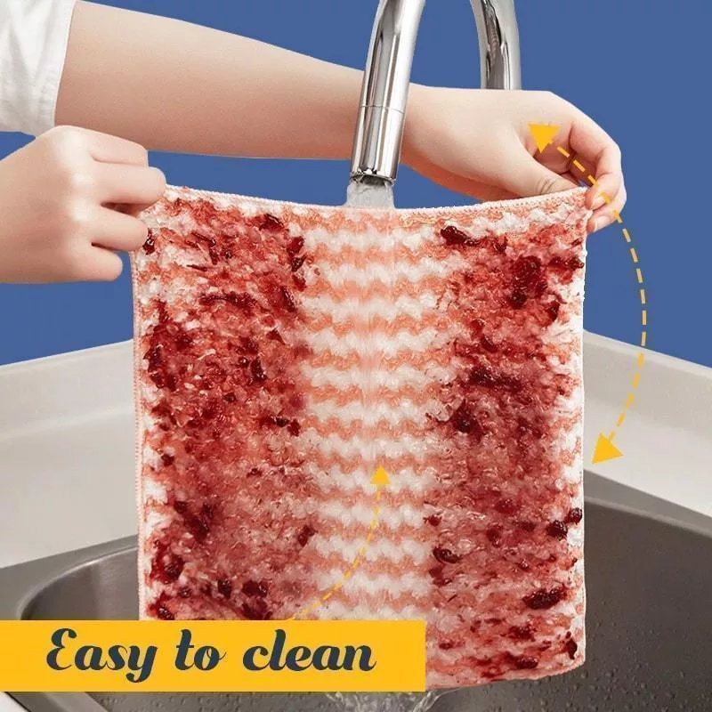 [🔥The 2022 The best Kitchen helper]Microfiber Cleaning Rag