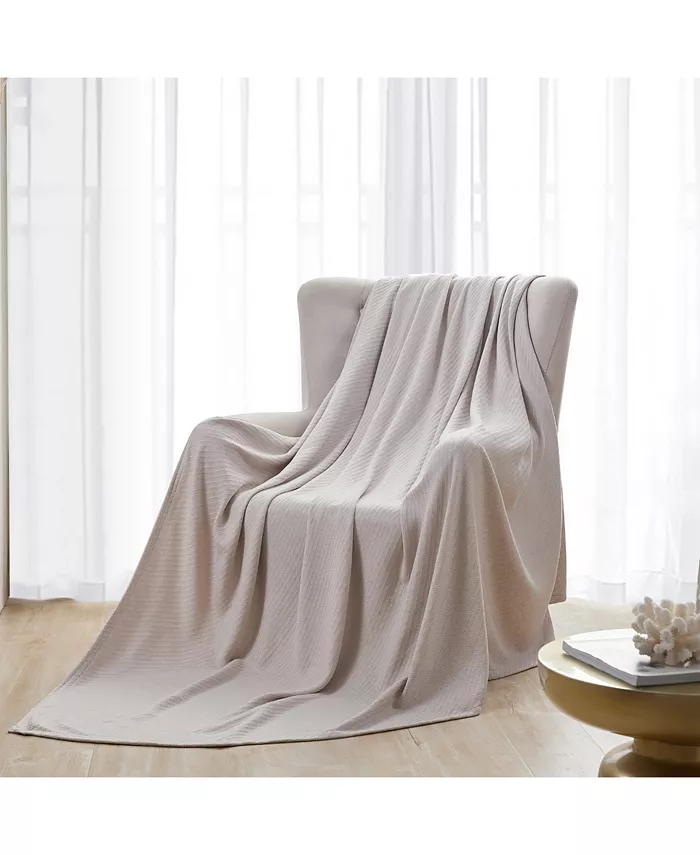 Hotel Grand Luxurious Thermal 100% Cotton Blanket， Full Queen