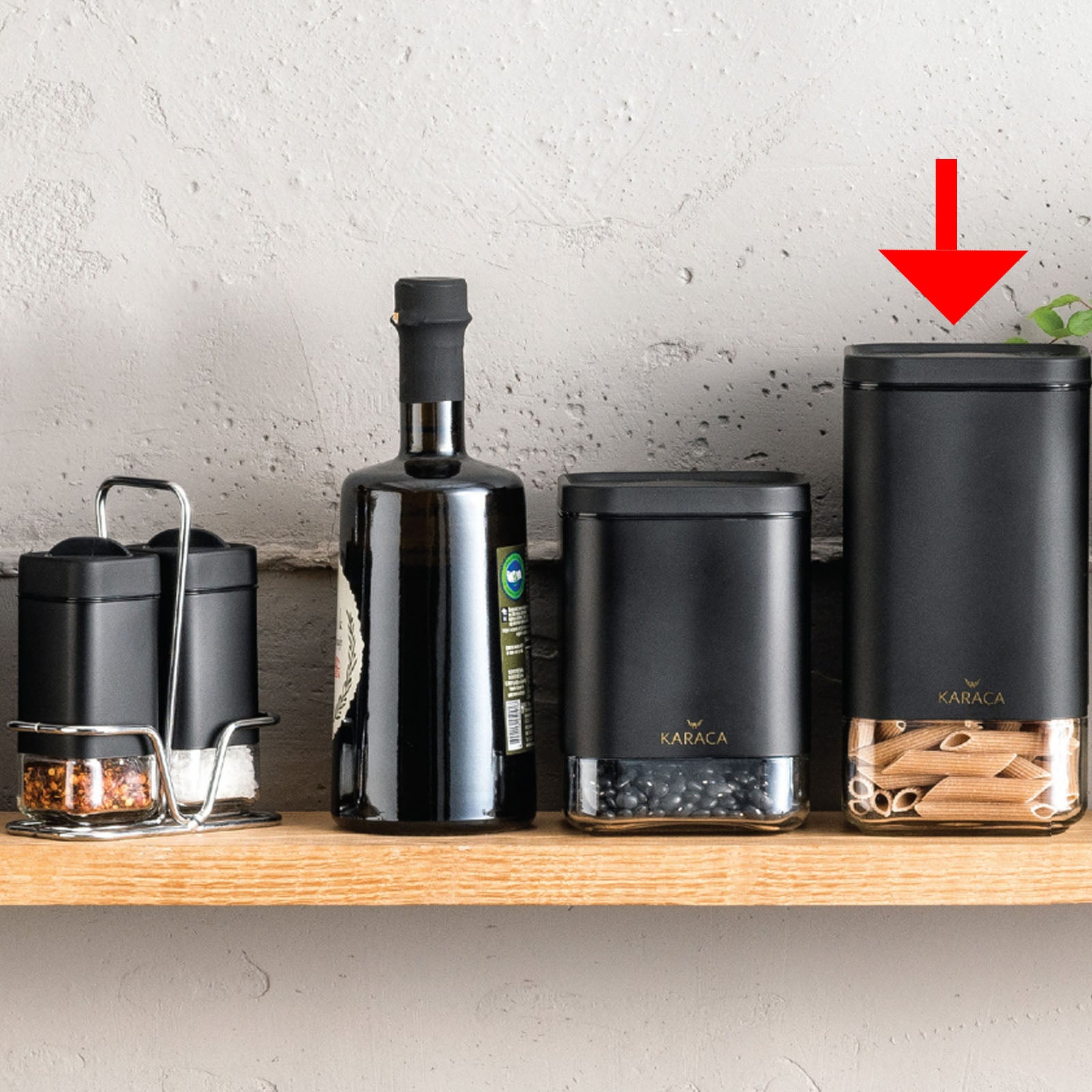 Karaca Avangart Black Gold Jar M 153.03.07.5761