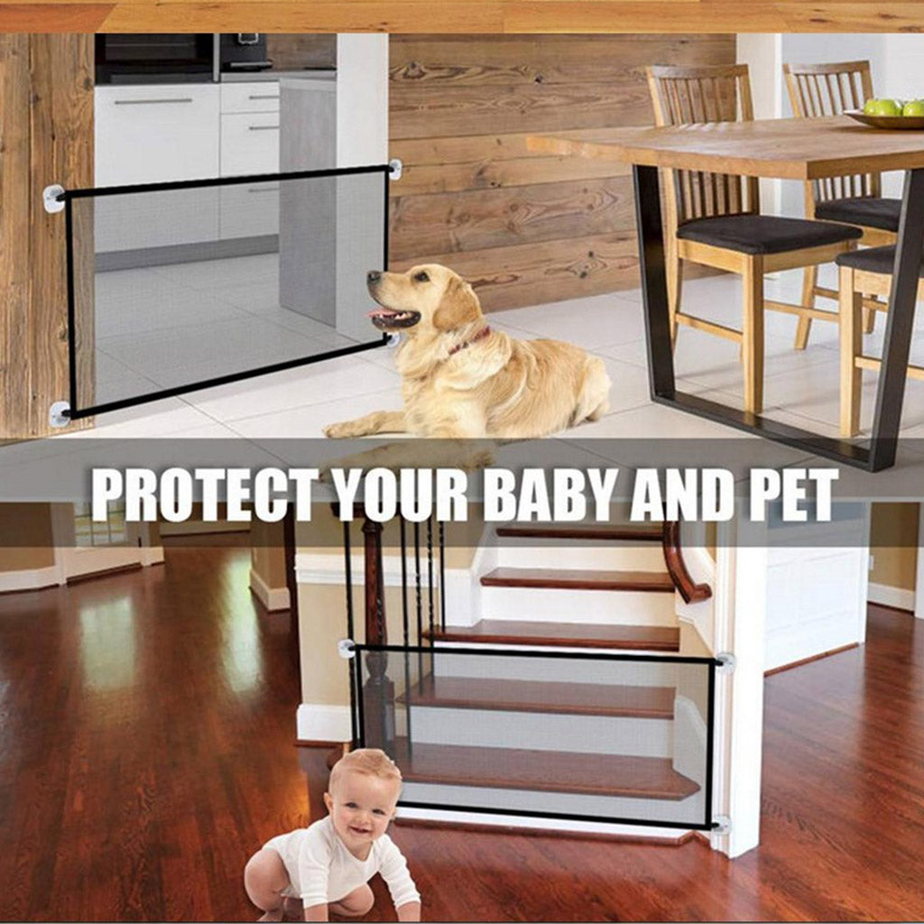 2pcs Mesh Dogs Fence Pet Isolation Gate Guards for Puppy