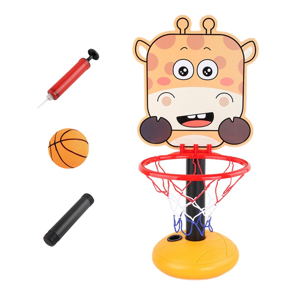 Adjustable Basketball Hoop Stand Sports Boys And Girls ， Deer， Max Height: 45.47inch