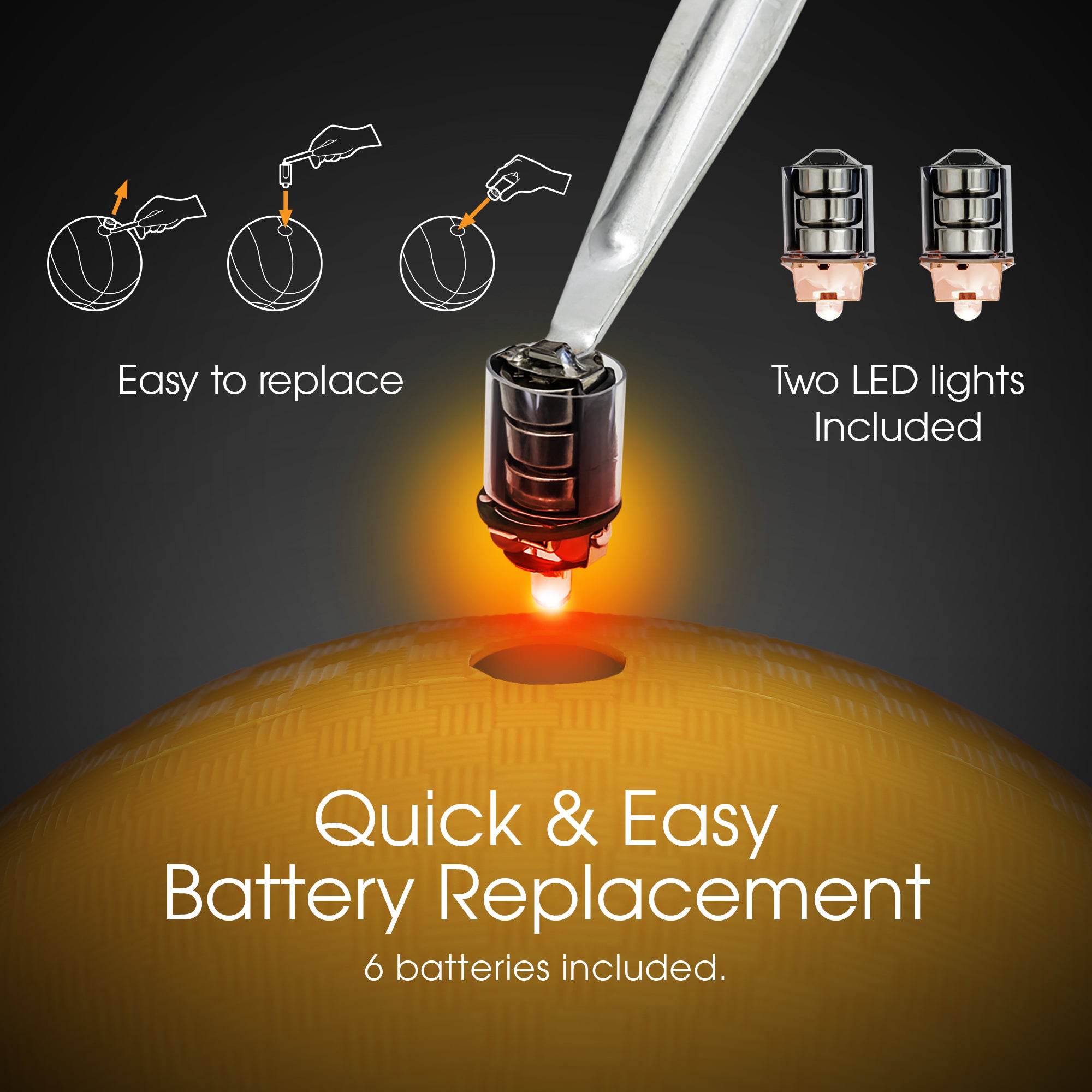 Cipton Light Up Official Size Dodgeball and Kickball Pump Included