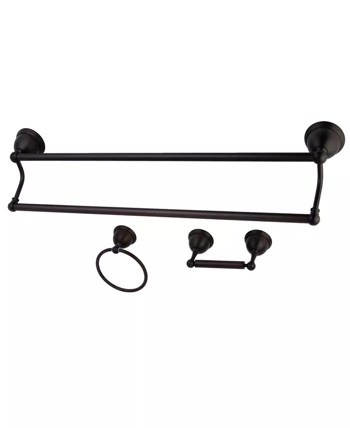 Kingston Brass Restoration 3-Pc. Bathroom Accessory Set in Oil Rubbed Bronze