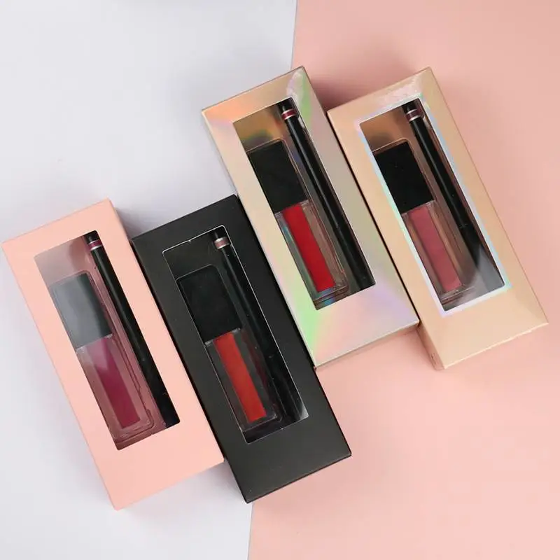 Custom Private Label DIY Matte Liquid Lipstick Lip Liner Set